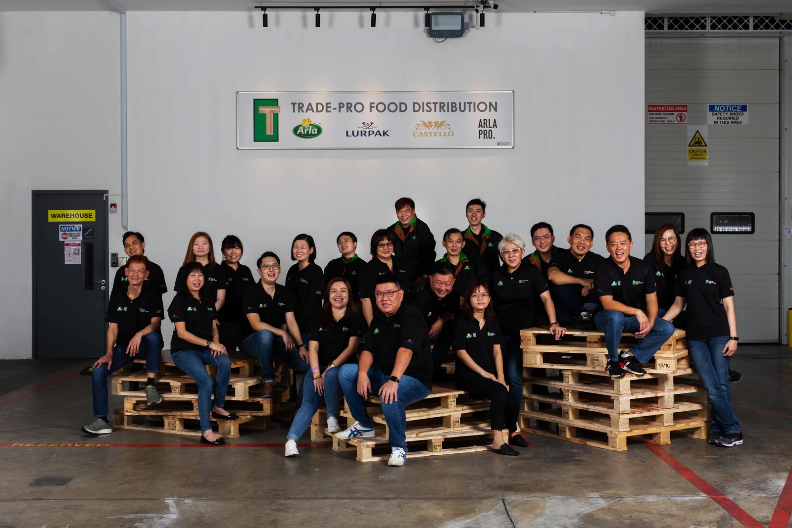 The Trade-Pro Food Distribution team at the Tuas facility